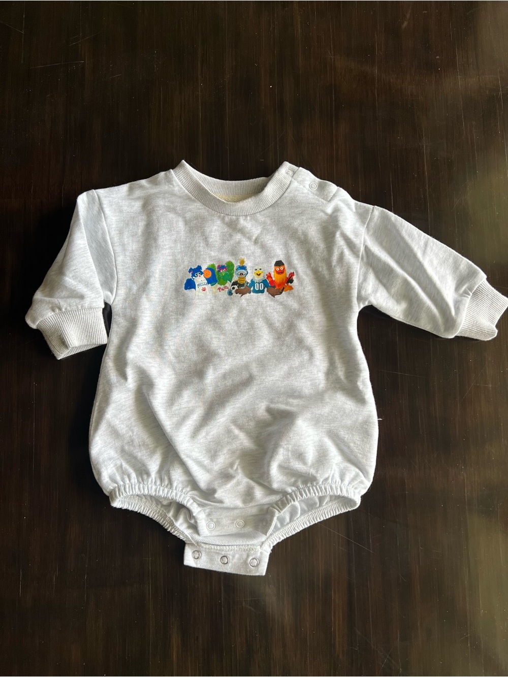 Philly sports baby bubble romper